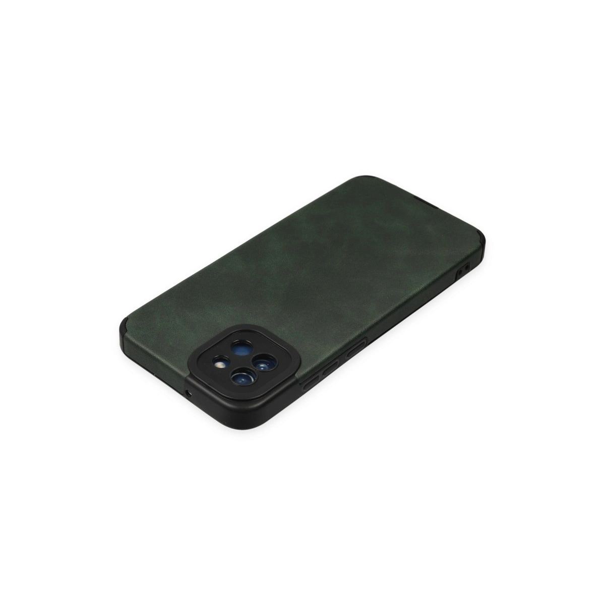 Samsung Galaxy A03 Kılıf Loop Deri Silikon - Yeşil