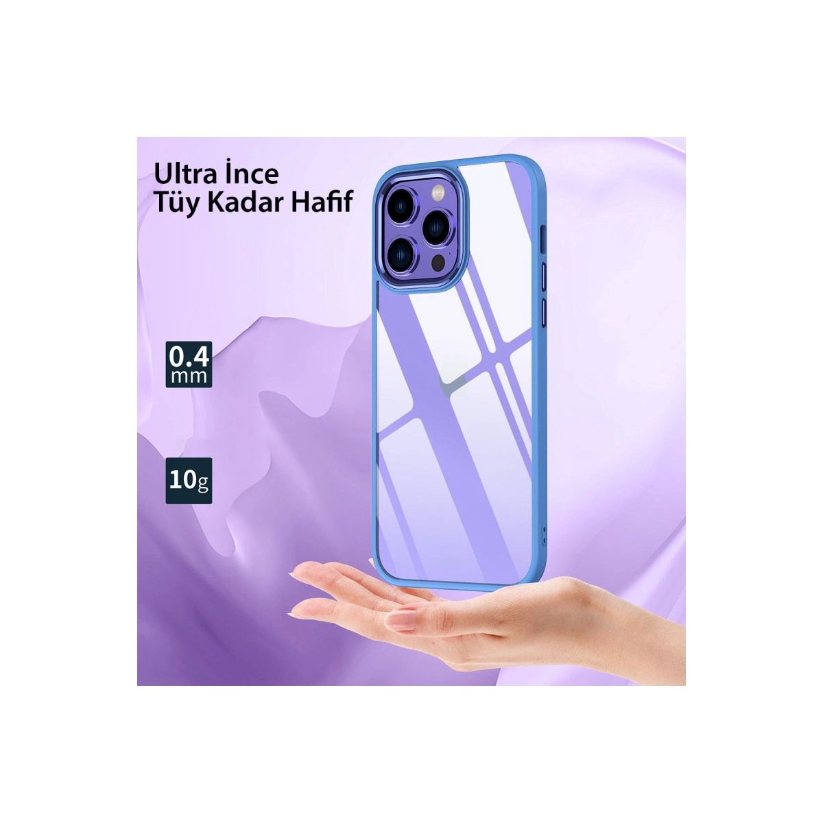 Apple İphone 14 Pro Max Kılıf Power Silikon - Rose