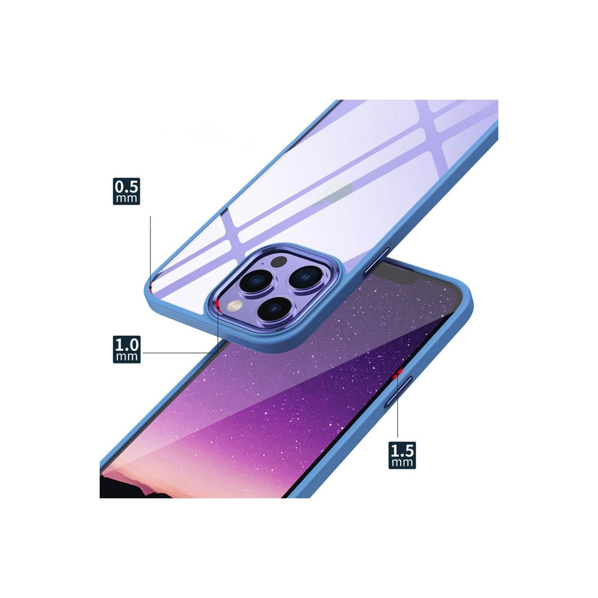 Apple İphone 14 Pro Max Kılıf Power Silikon - Rose