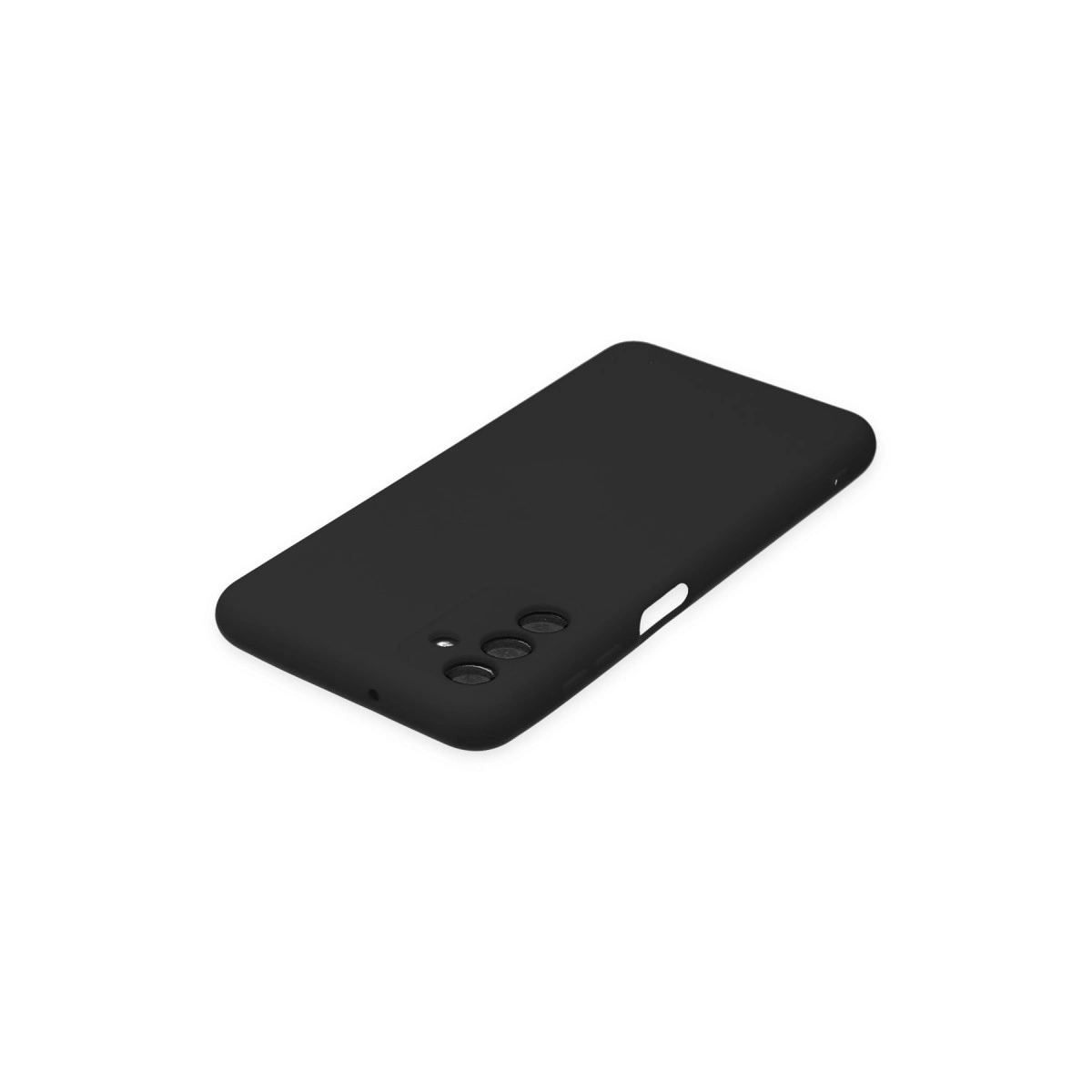 Samsung Galaxy A04s Kılıf Nano İçi Kadife Silikon - Siyah