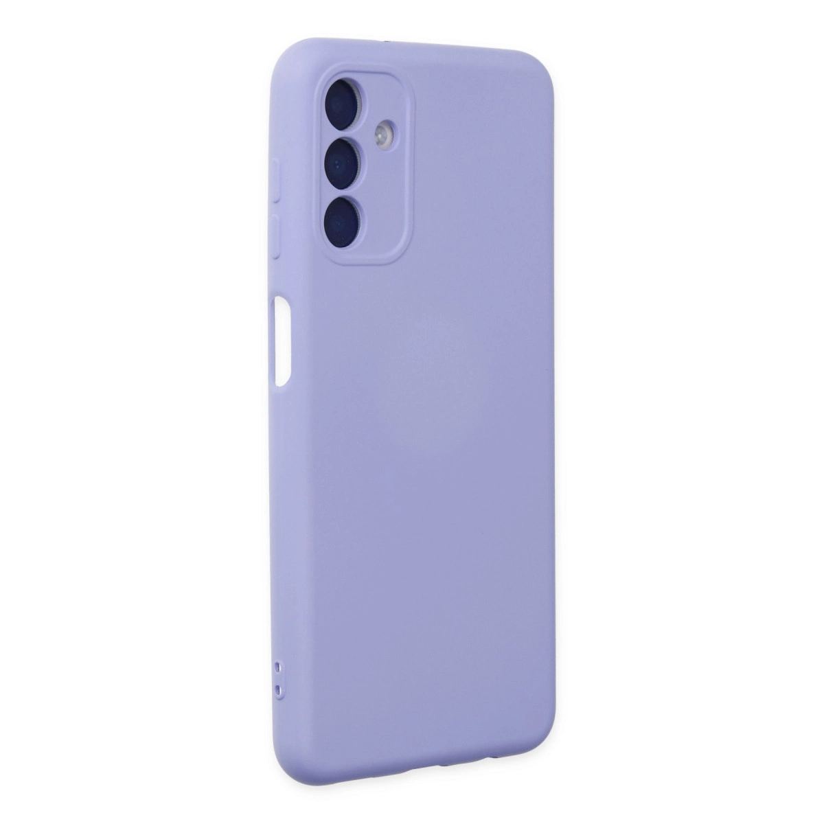 Samsung Galaxy A04s Kılıf Nano İçi Kadife Silikon - Lila