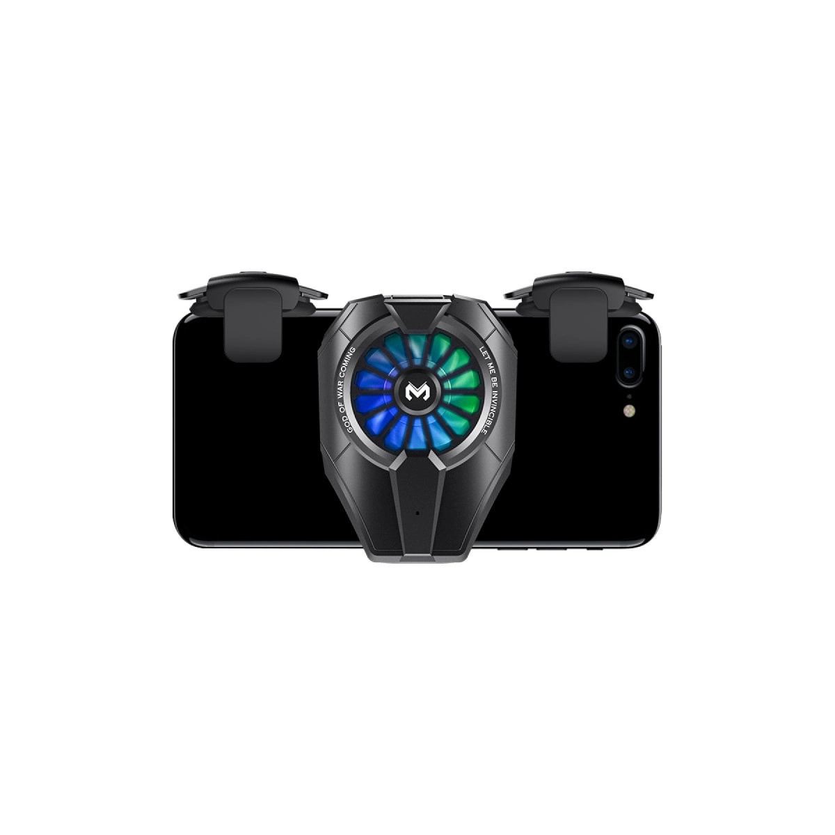 Dl06 Rgb Radyatör Telefon Soğutucu Fan - Siyah