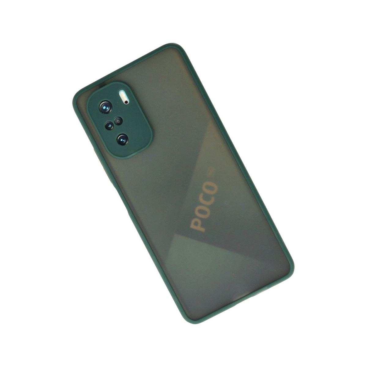 Xiaomi Poco F3 Kılıf Montreal Silikon Kapak - Yeşil