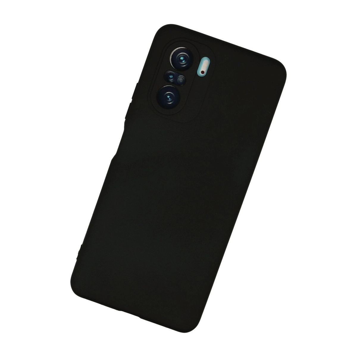 Xiaomi Poco F3 Kılıf Nano İçi Kadife Silikon - Siyah