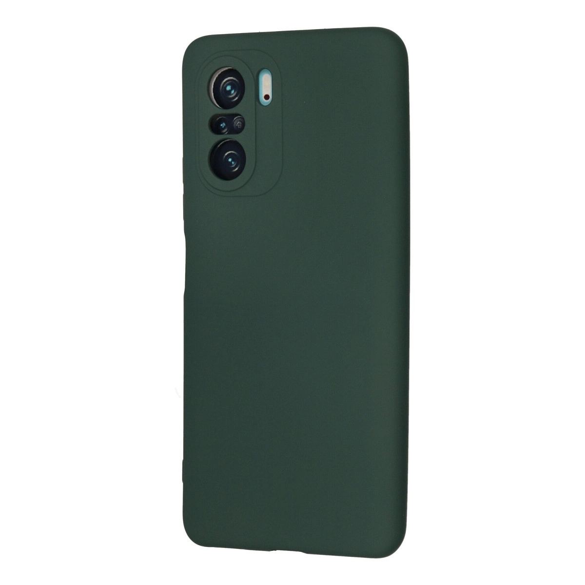 Xiaomi Poco F3 Kılıf Nano İçi Kadife Silikon - Koyu Yeşil