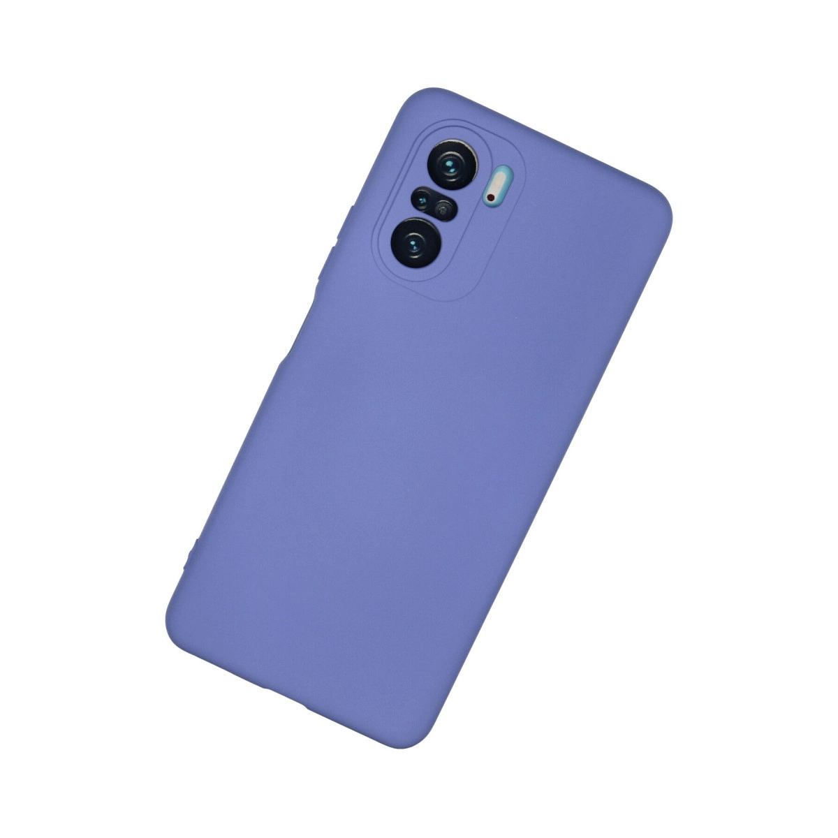 Xiaomi Poco F3 Kılıf Nano İçi Kadife Silikon - Lila