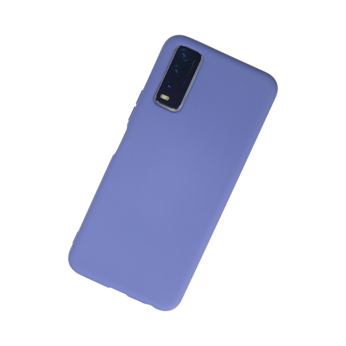 Vivo Y11s Kılıf Nano İçi Kadife Silikon - Lila