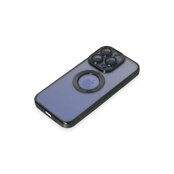 Apple İphone 15 Pro Kılıf Slot Silikon - Köknar Yeşili