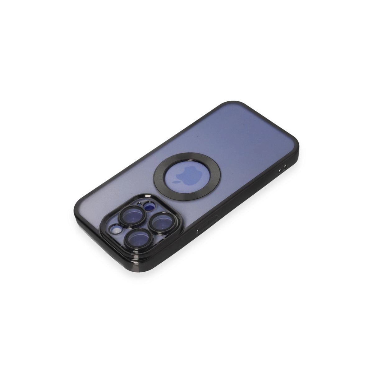 Apple İphone 15 Pro Max Kılıf Slot Silikon - Siyah