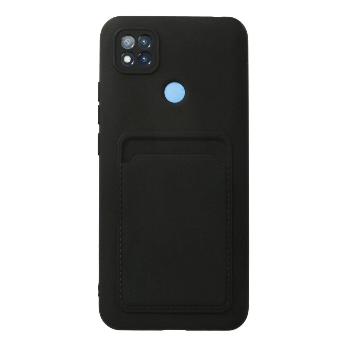 Xiaomi Redmi 9c Kılıf Kelvin Kartvizitli Silikon - Siyah