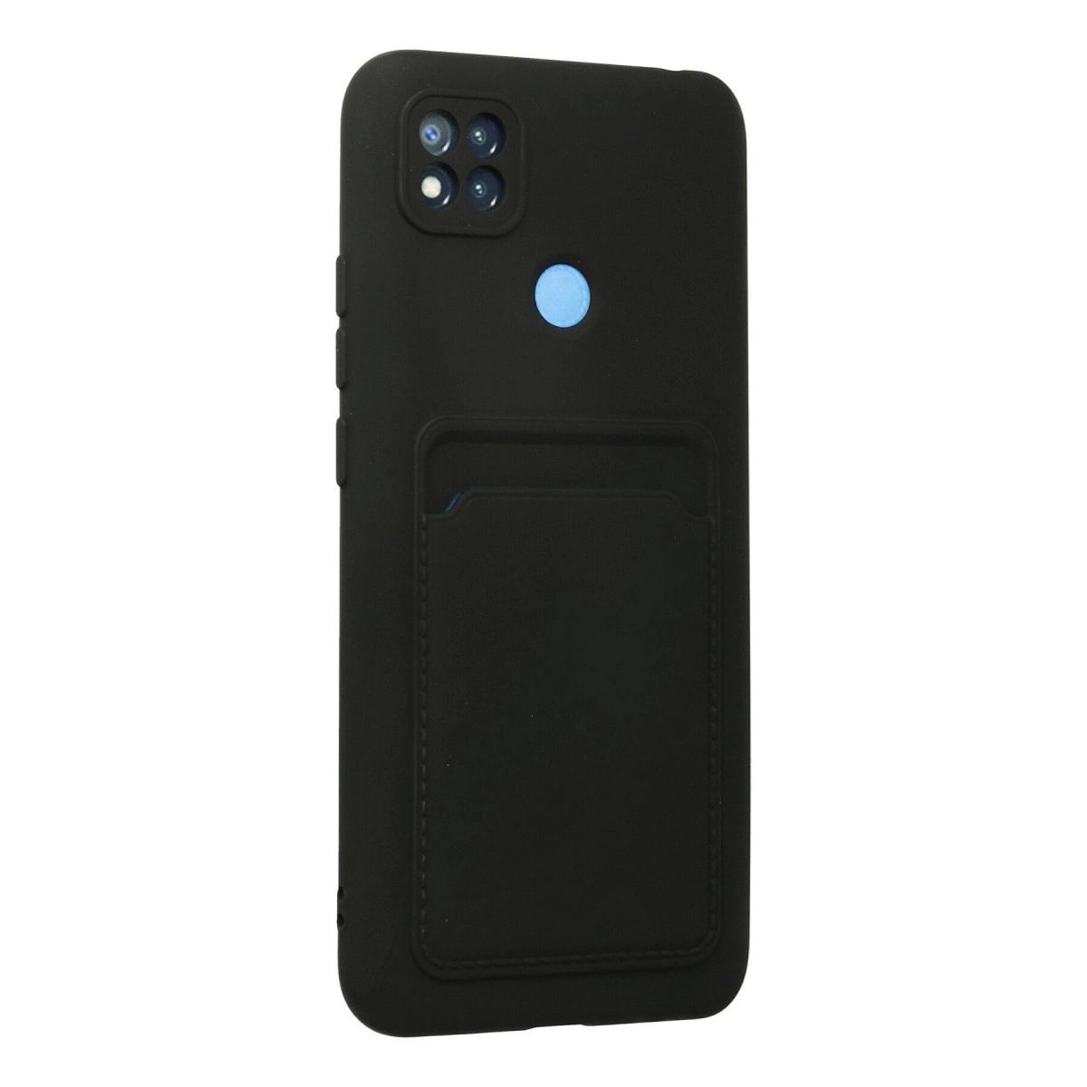 Xiaomi Redmi 9c Kılıf Kelvin Kartvizitli Silikon - Siyah