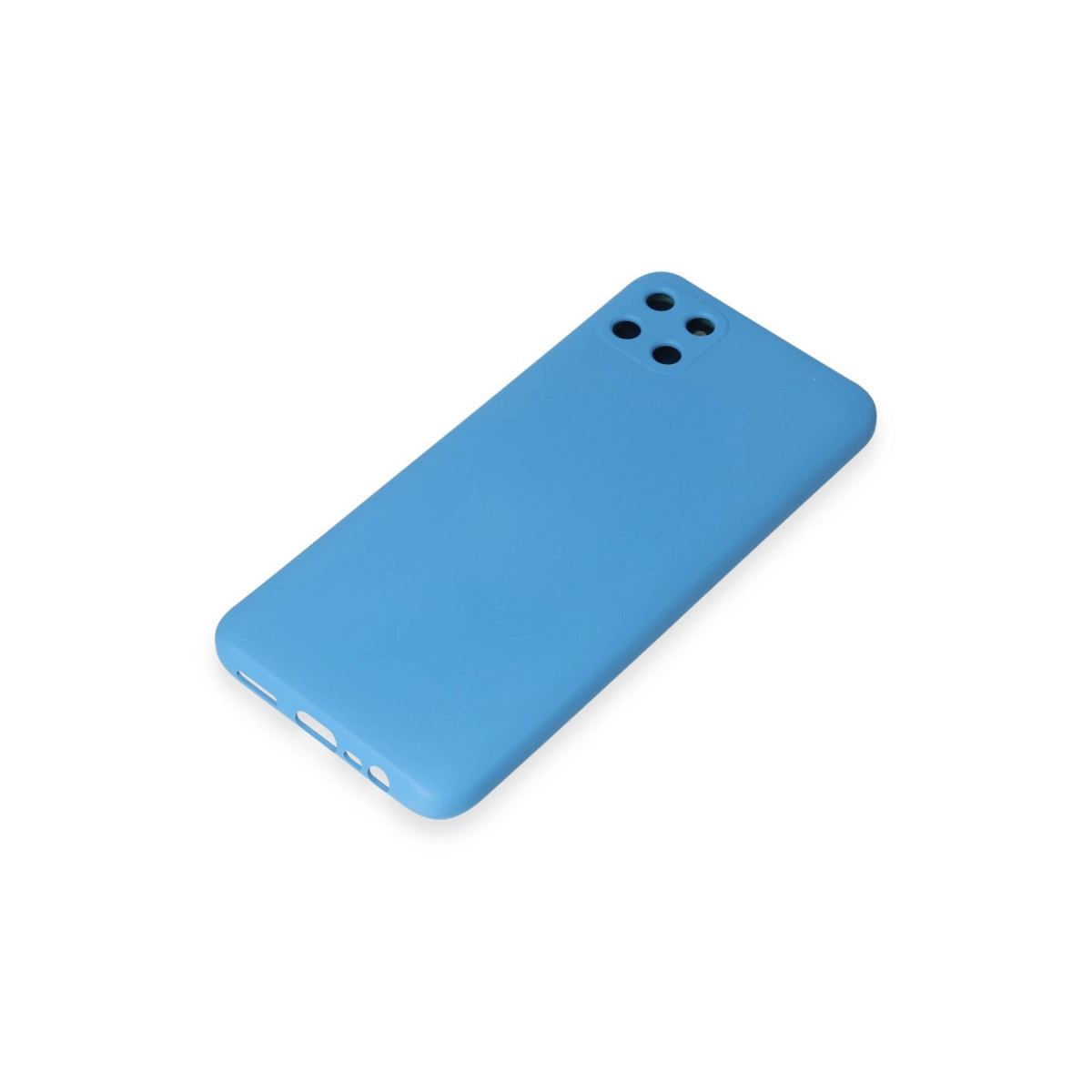 Realme C11 Kılıf Nano İçi Kadife Silikon - Mavi