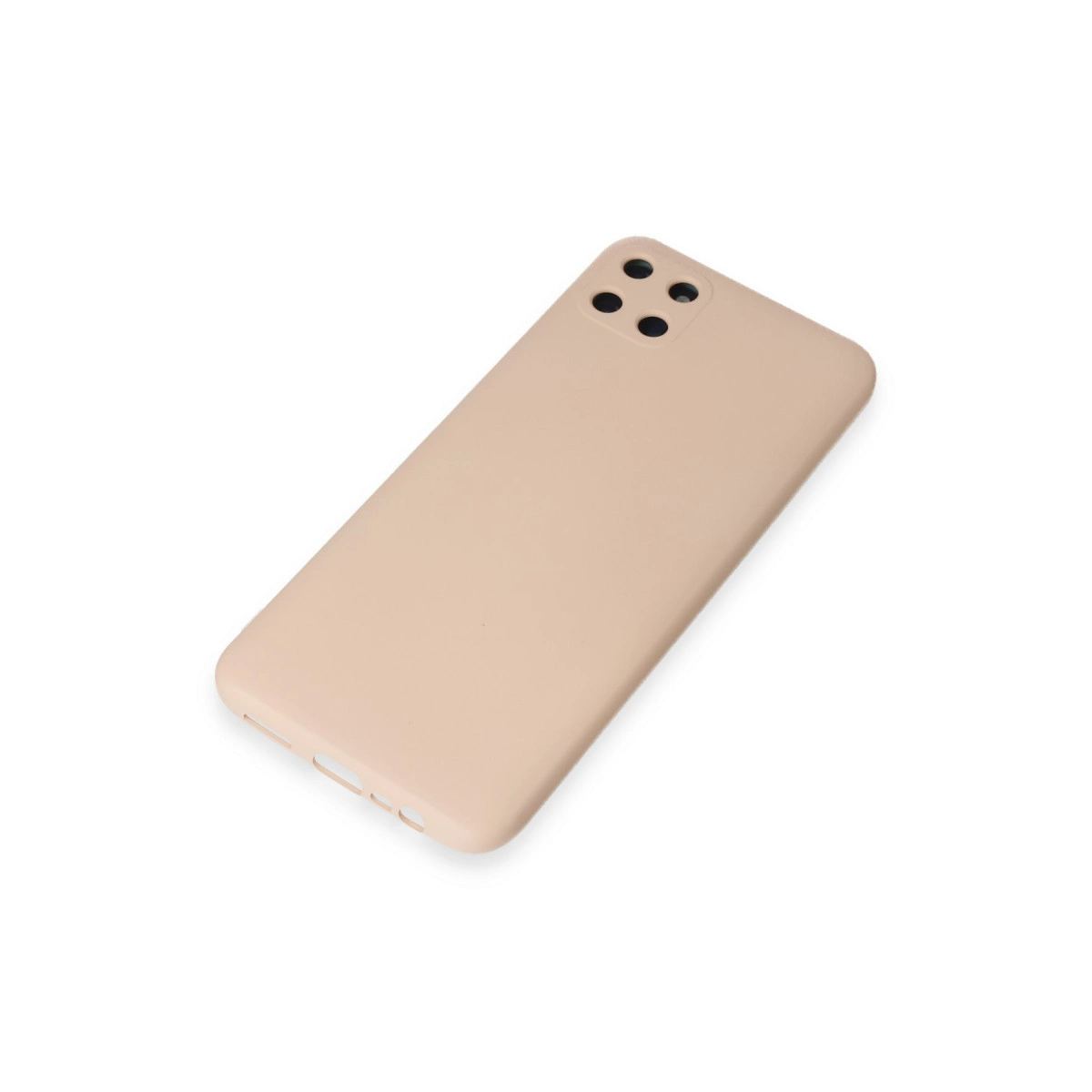 Realme C11 Kılıf Nano İçi Kadife Silikon - Pudra
