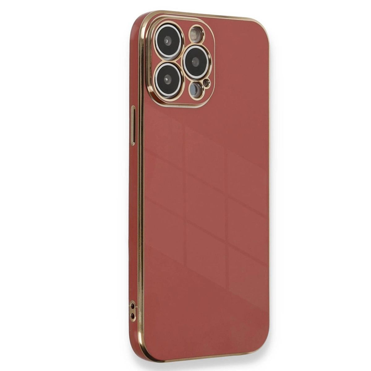 Apple İphone 15 Pro Kılıf Volet Silikon - Kırmızı