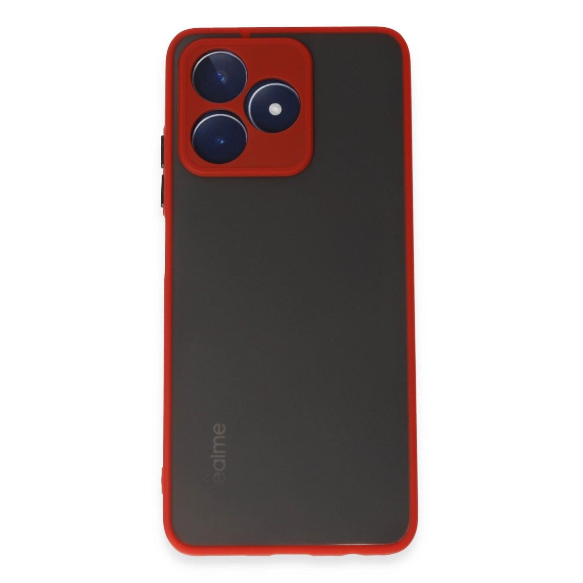 Realme C53 Kılıf Montreal Silikon Kapak - Kırmızı