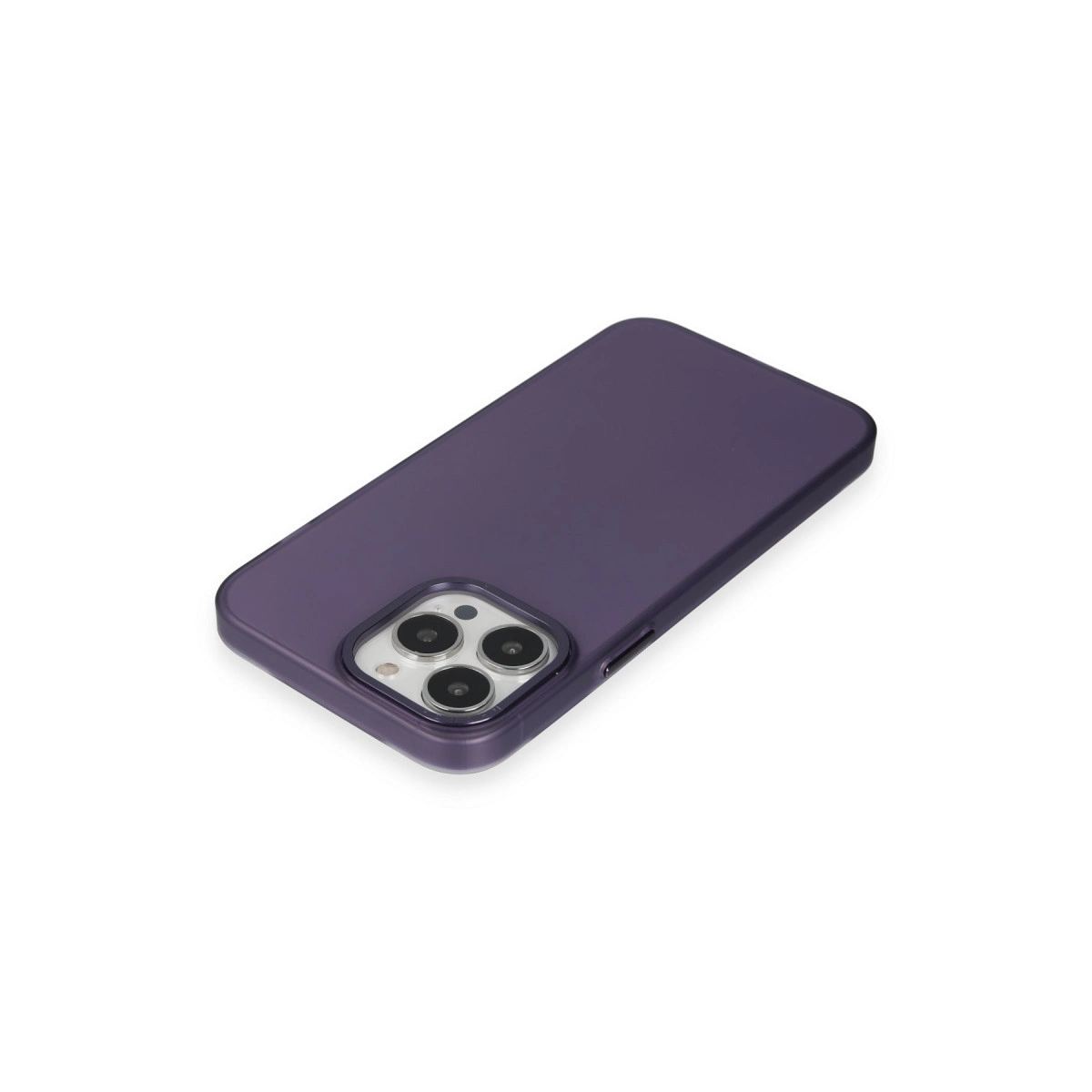 Apple İphone 15 Pro Kılıf Modos Metal Kapak - Derin Mor