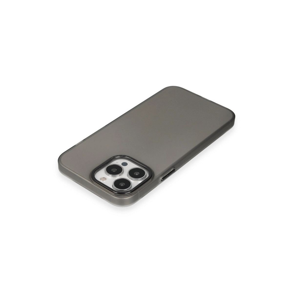 Apple İphone 15 Pro Max Kılıf Modos Metal Kapak - Siyah