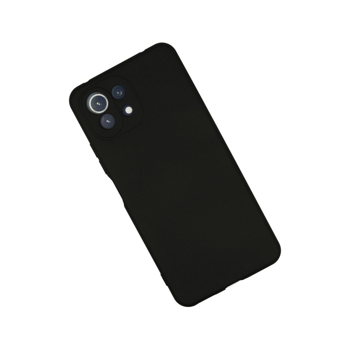Xiaomi Mi 11 Lite Kılıf Nano İçi Kadife Silikon - Siyah