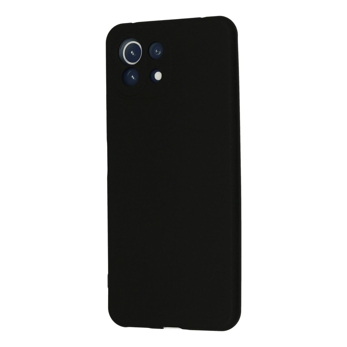 Xiaomi Mi 11 Lite Kılıf Nano İçi Kadife Silikon - Siyah