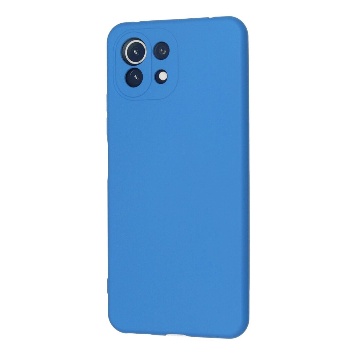 Xiaomi Mi 11 Lite Kılıf Nano İçi Kadife Silikon - Mavi