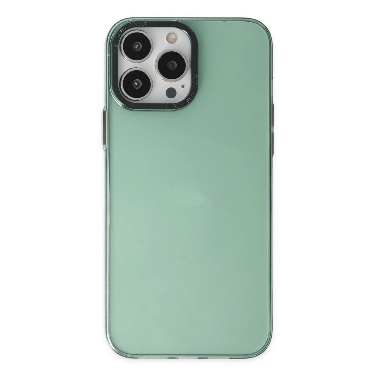 Apple İphone 14 Pro Kılıf Anka Pc Sert Metal Kapak - Yeşil