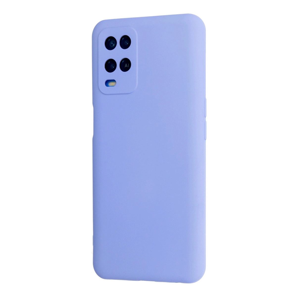 Oppo A54 4g Kılıf Nano İçi Kadife Silikon - Lila