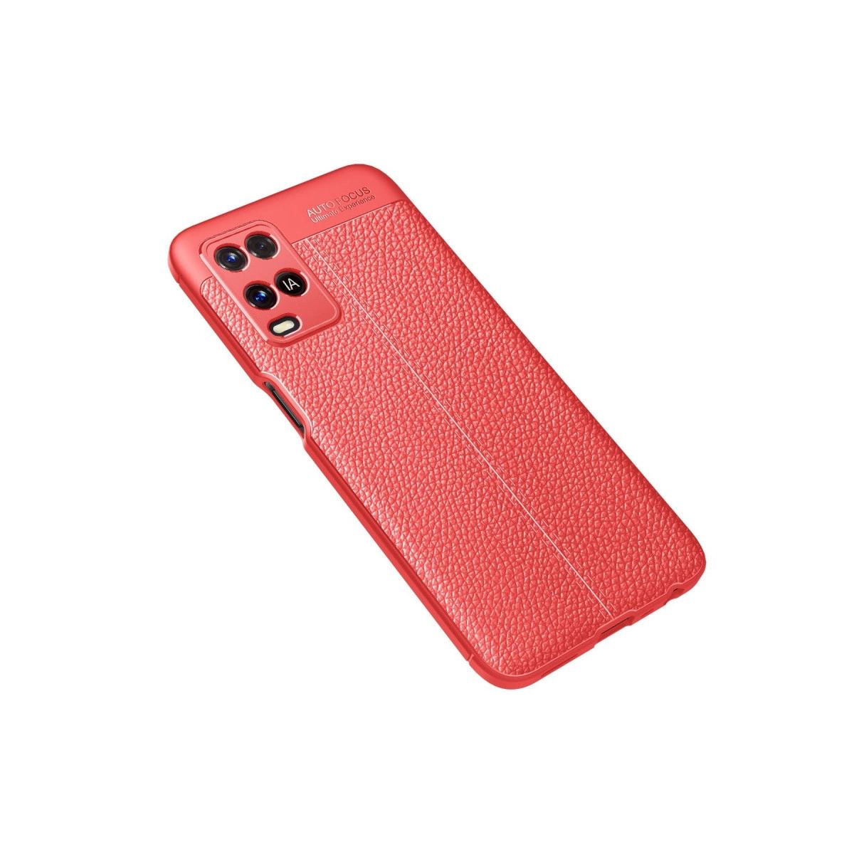 Oppo A54 4g Kılıf Auto Focus Kapak - Kırmızı