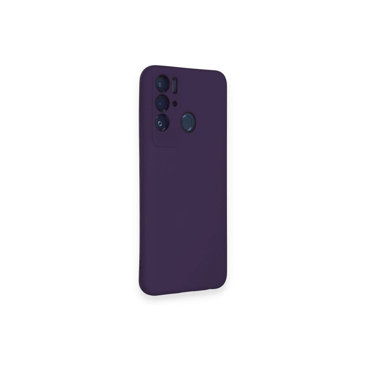 Tecno Pova Neo Kılıf Nano İçi Kadife Silikon - Mor