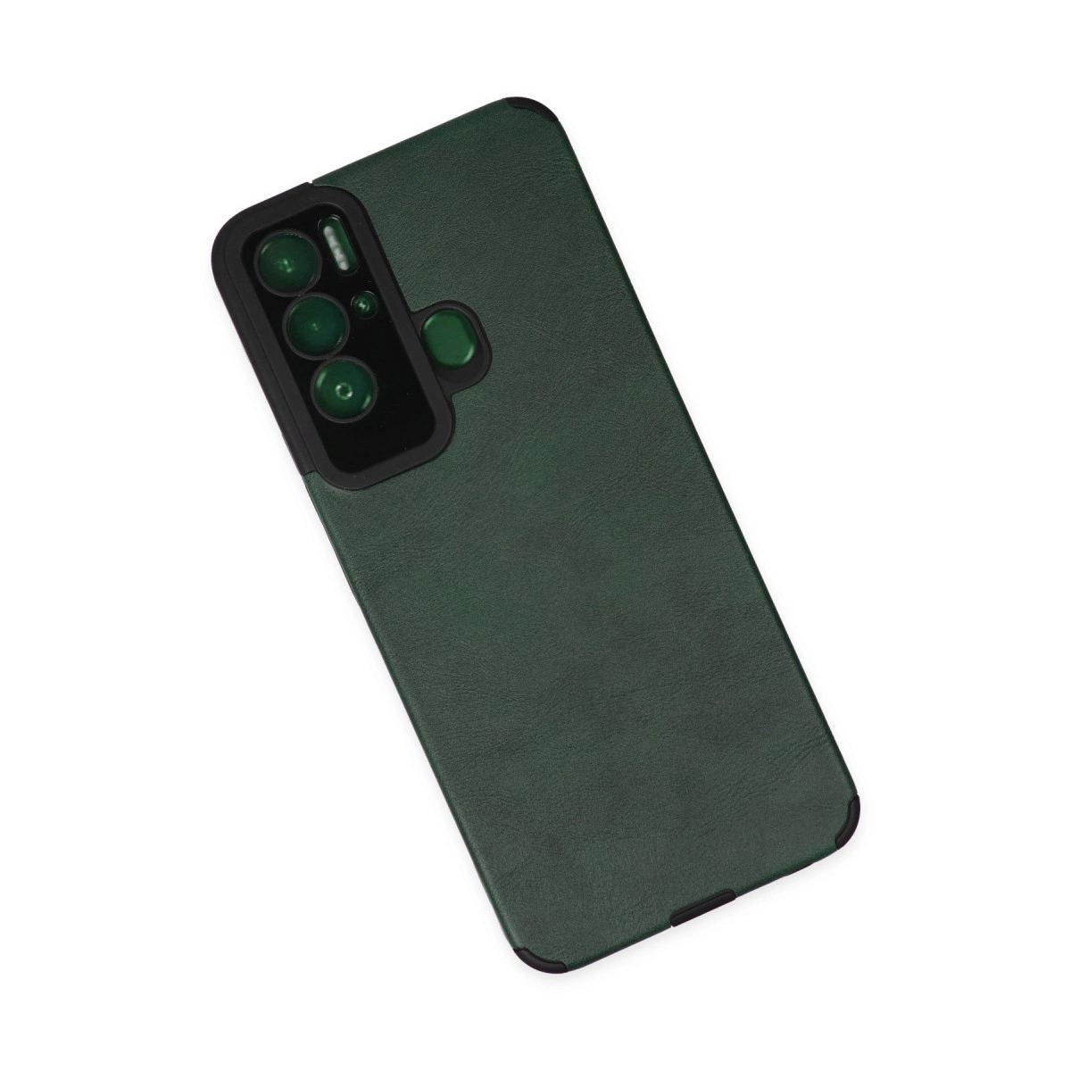 Tecno Pova Neo Kılıf Loop Deri Silikon - Yeşil