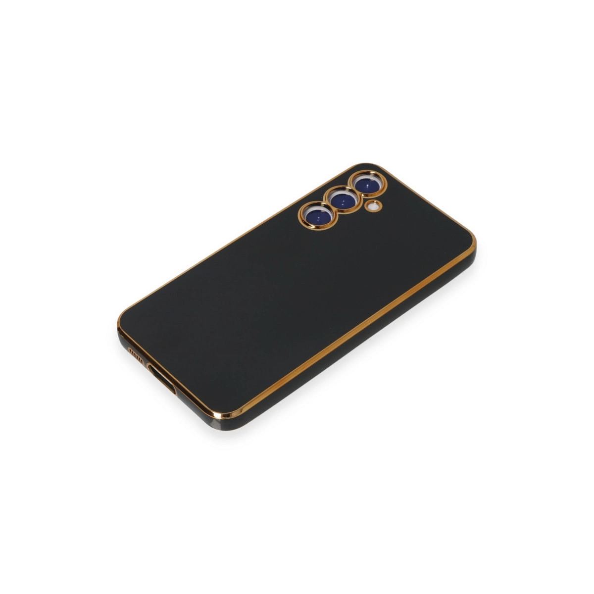 Samsung Galaxy S23 Fe Kılıf Volet Silikon - Siyah
