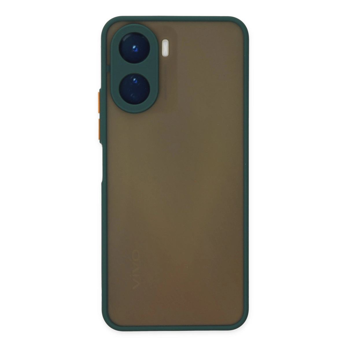 Vivo Y16 Kılıf Montreal Silikon Kapak - Yeşil