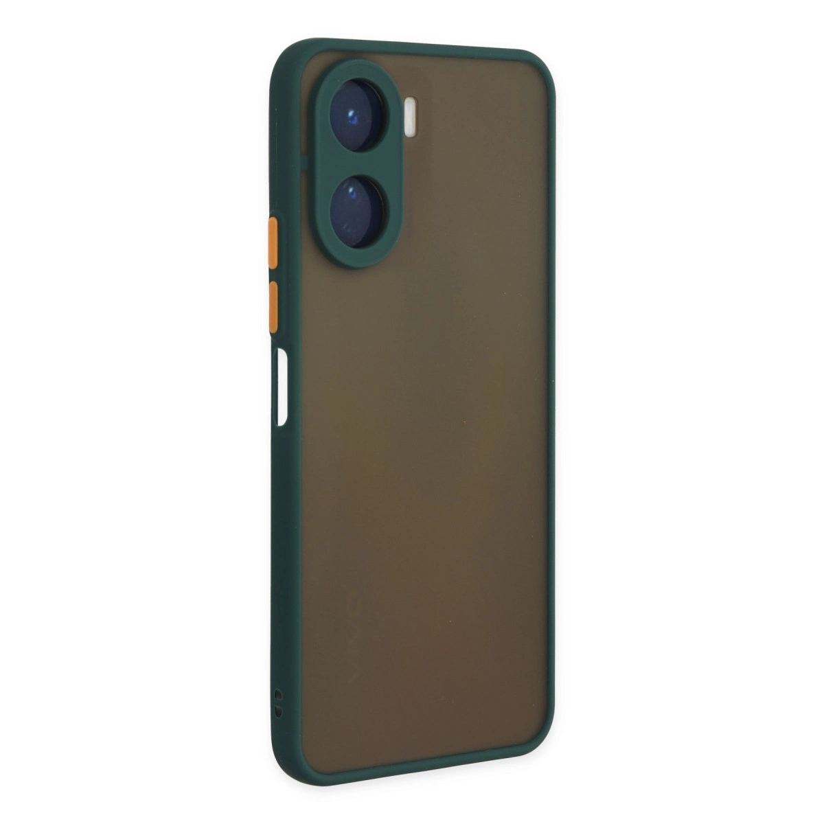 Vivo Y16 Kılıf Montreal Silikon Kapak - Yeşil