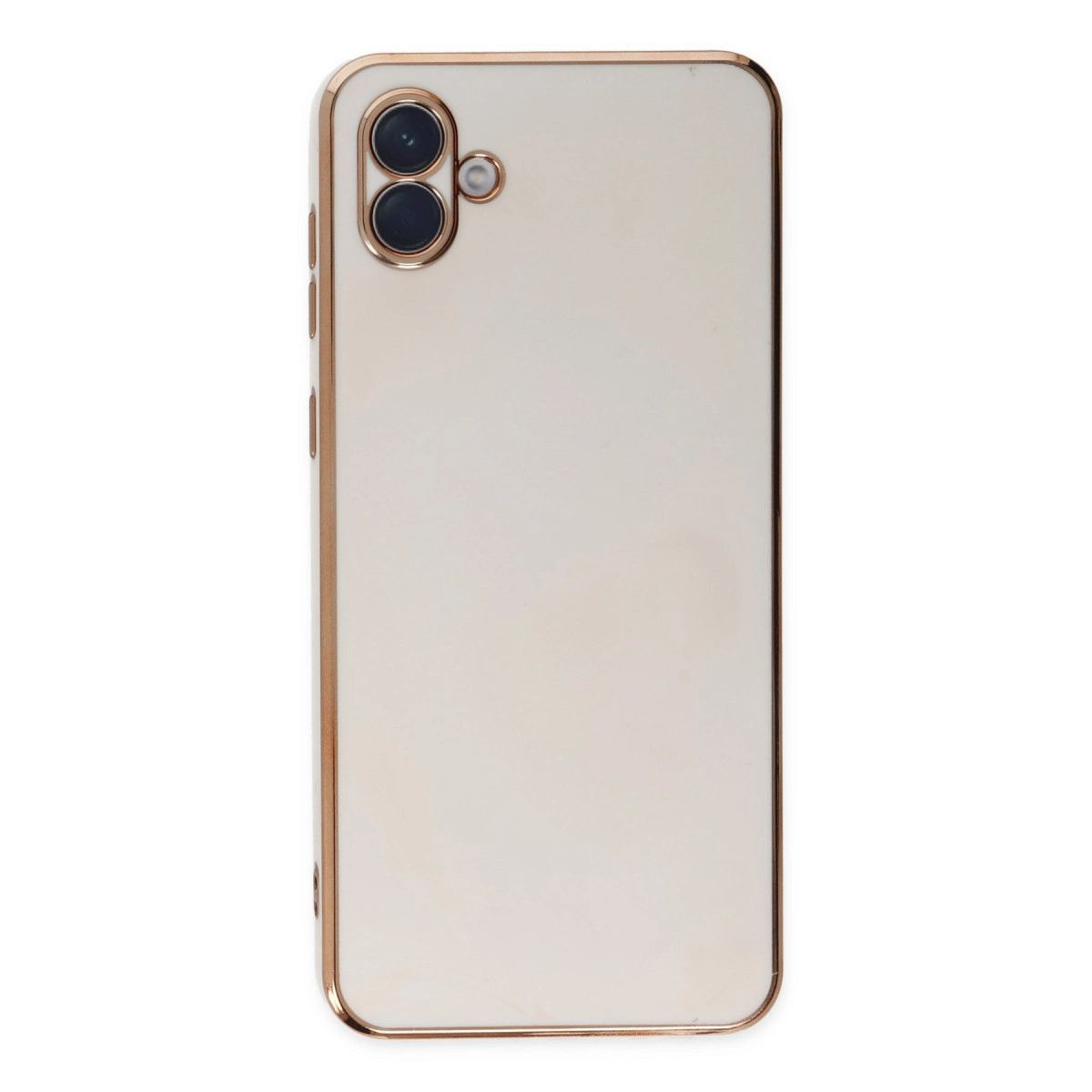 Samsung Galaxy A04 Kılıf Volet Silikon - Beyaz