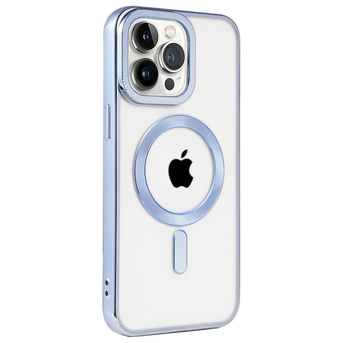Apple İphone 14 Pro Max Kılıf Kronos Magsafe Kapak - Sierra Blue
