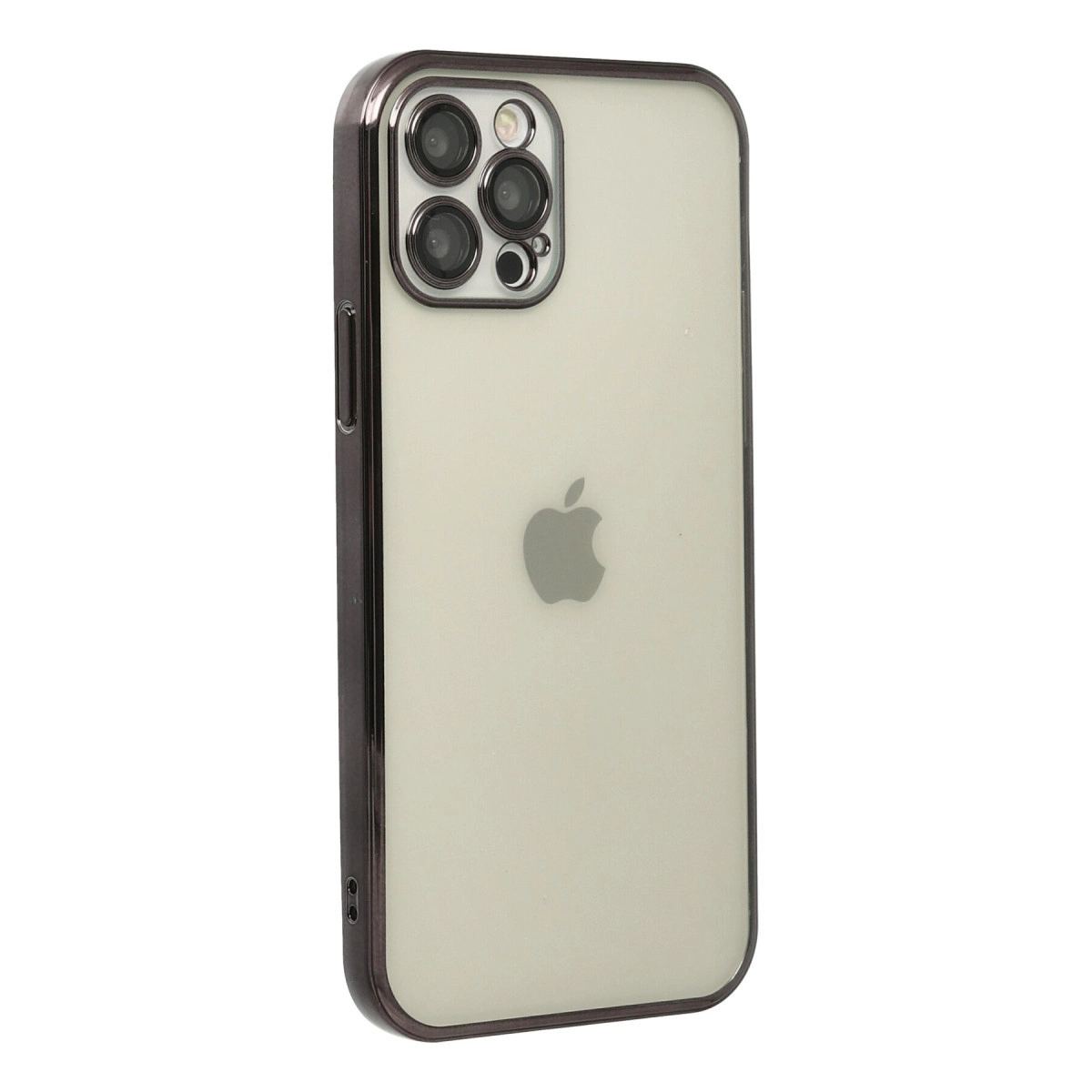 Apple İphone 12 Pro Kılıf Razer Lensli Silikon - Siyah
