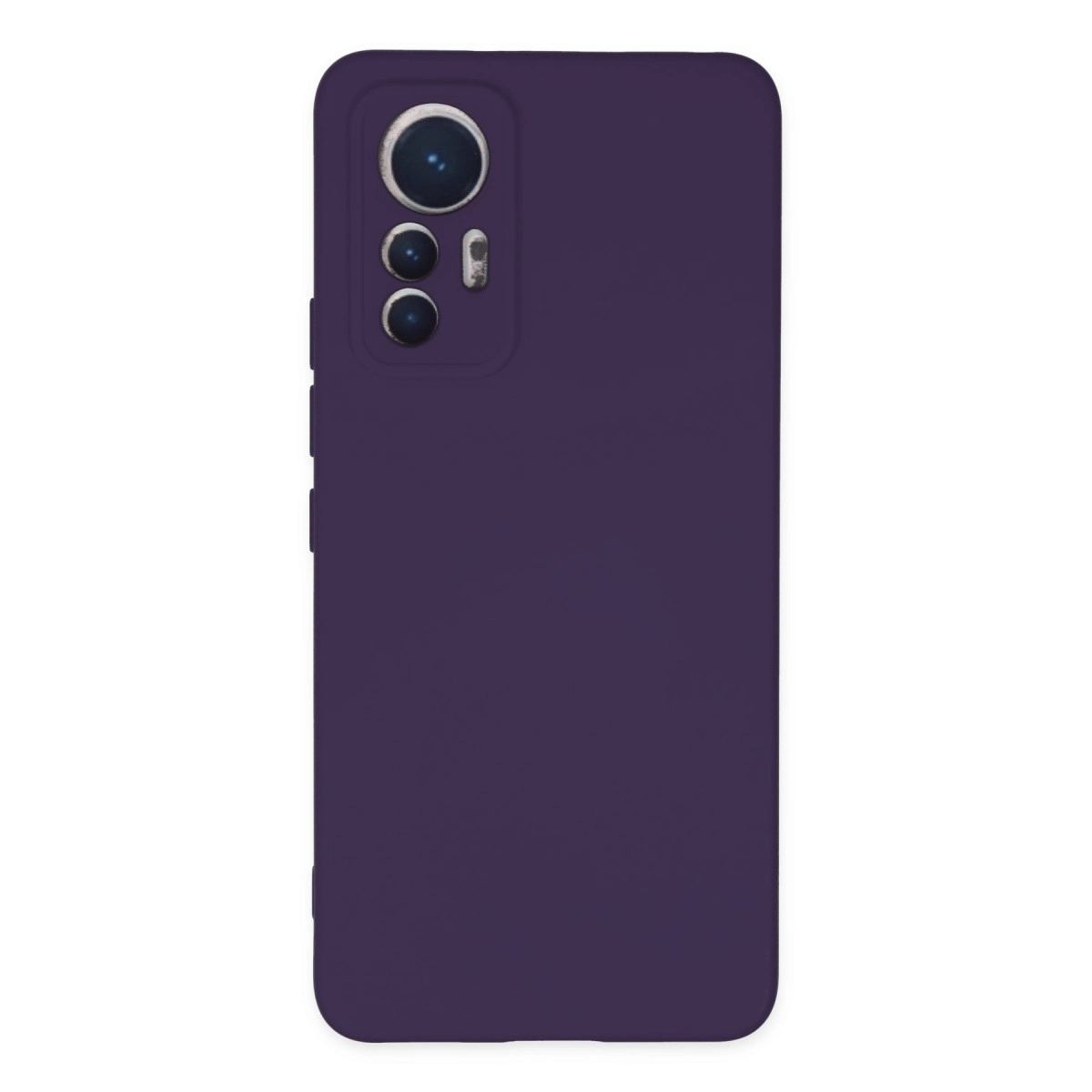 Xiaomi Mi 12 Lite Kılıf Nano İçi Kadife Silikon - Mor