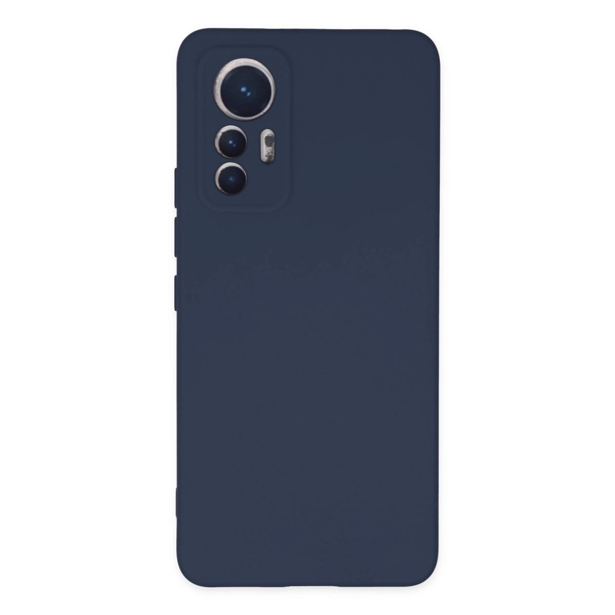 Xiaomi Mi 12 Lite Kılıf Nano İçi Kadife Silikon - Lacivert