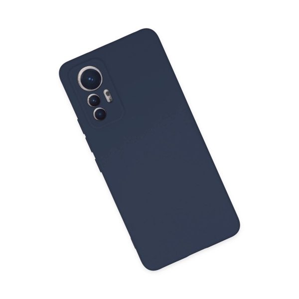 Xiaomi Mi 12 Lite Kılıf Nano İçi Kadife Silikon - Lacivert