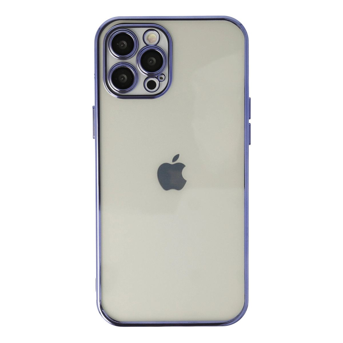 Apple İphone 12 Pro Kılıf Razer Lensli Silikon - Mor
