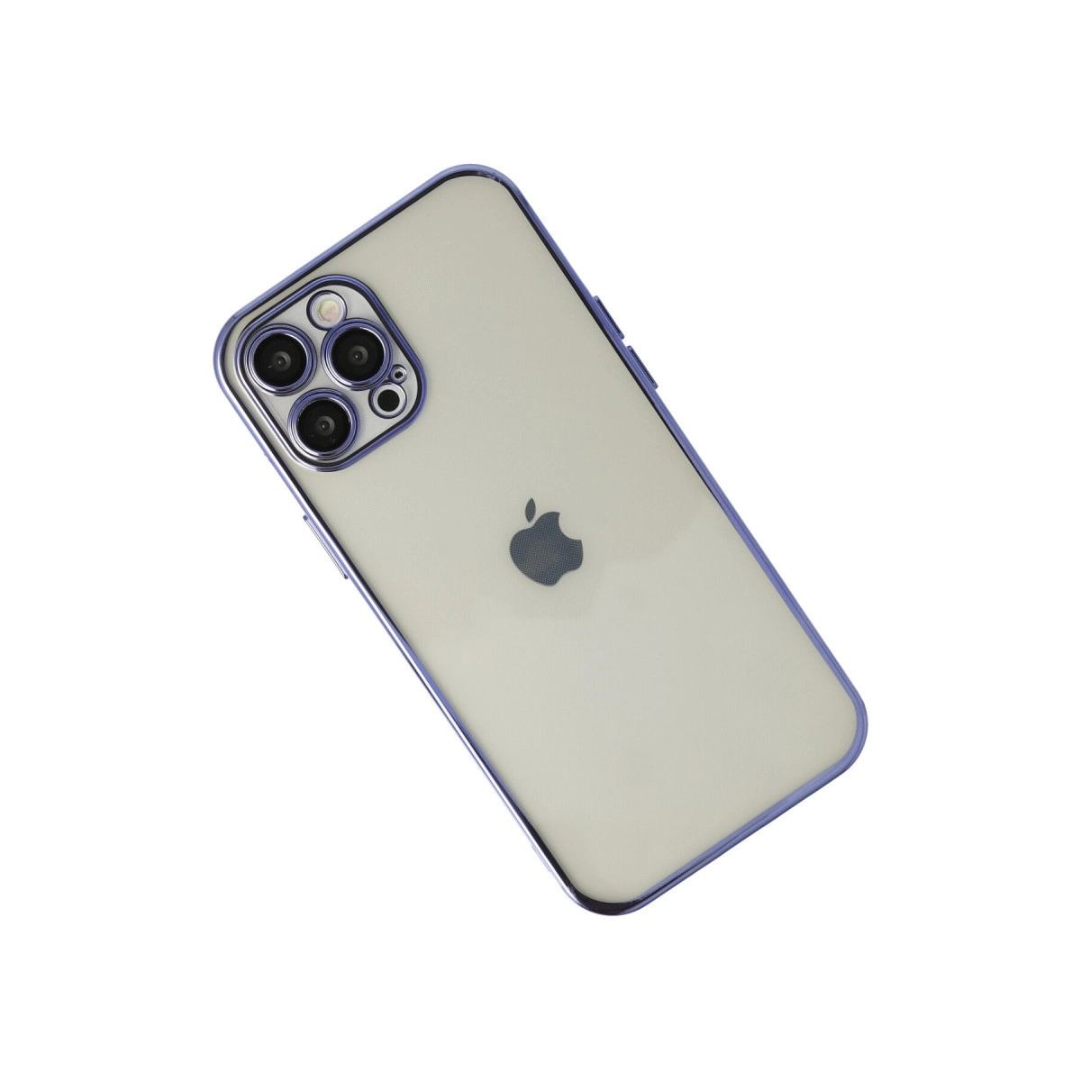 Apple İphone 12 Pro Kılıf Razer Lensli Silikon - Mor