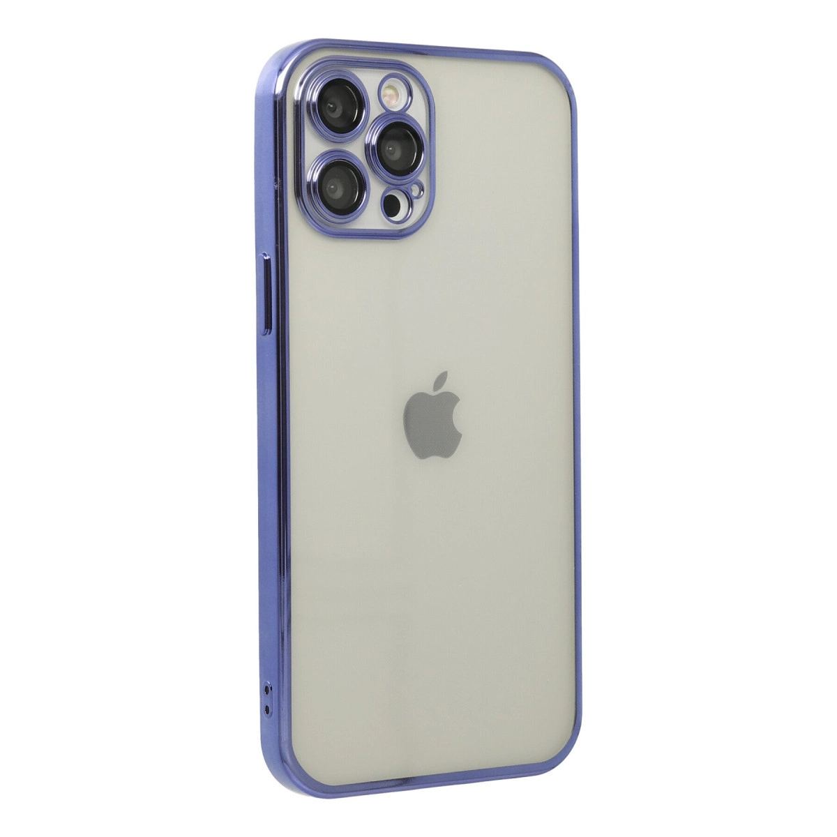 Apple İphone 12 Pro Kılıf Razer Lensli Silikon - Mor
