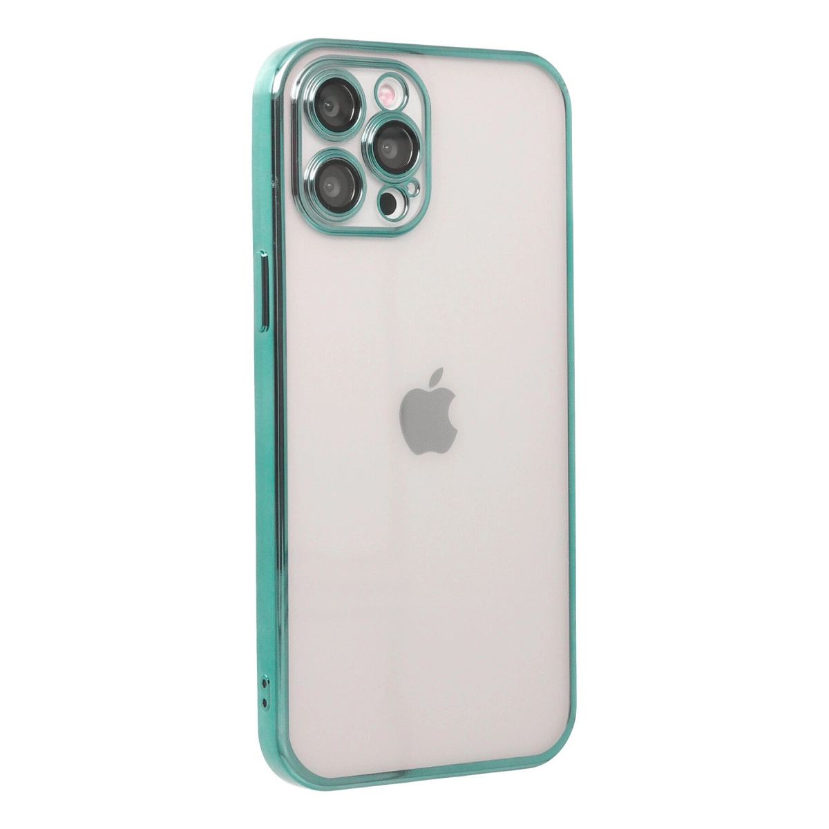 Apple İphone 12 Pro Max Kılıf Razer Lensli Silikon - Yeşil