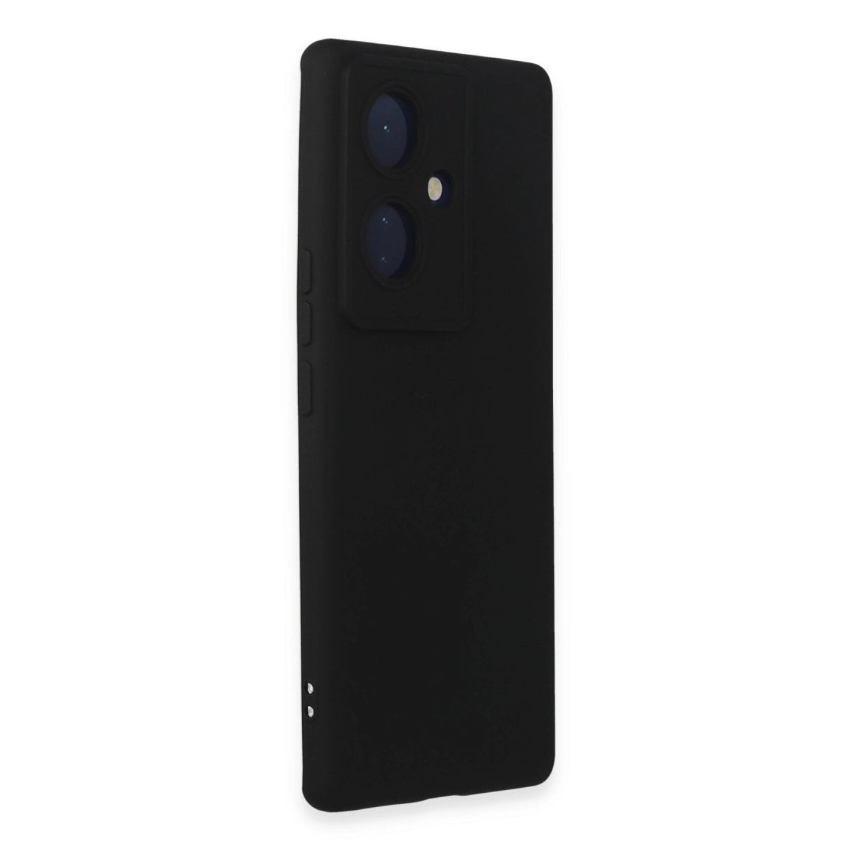Vivo V29 Lite Kılıf Nano İçi Kadife Silikon - Siyah