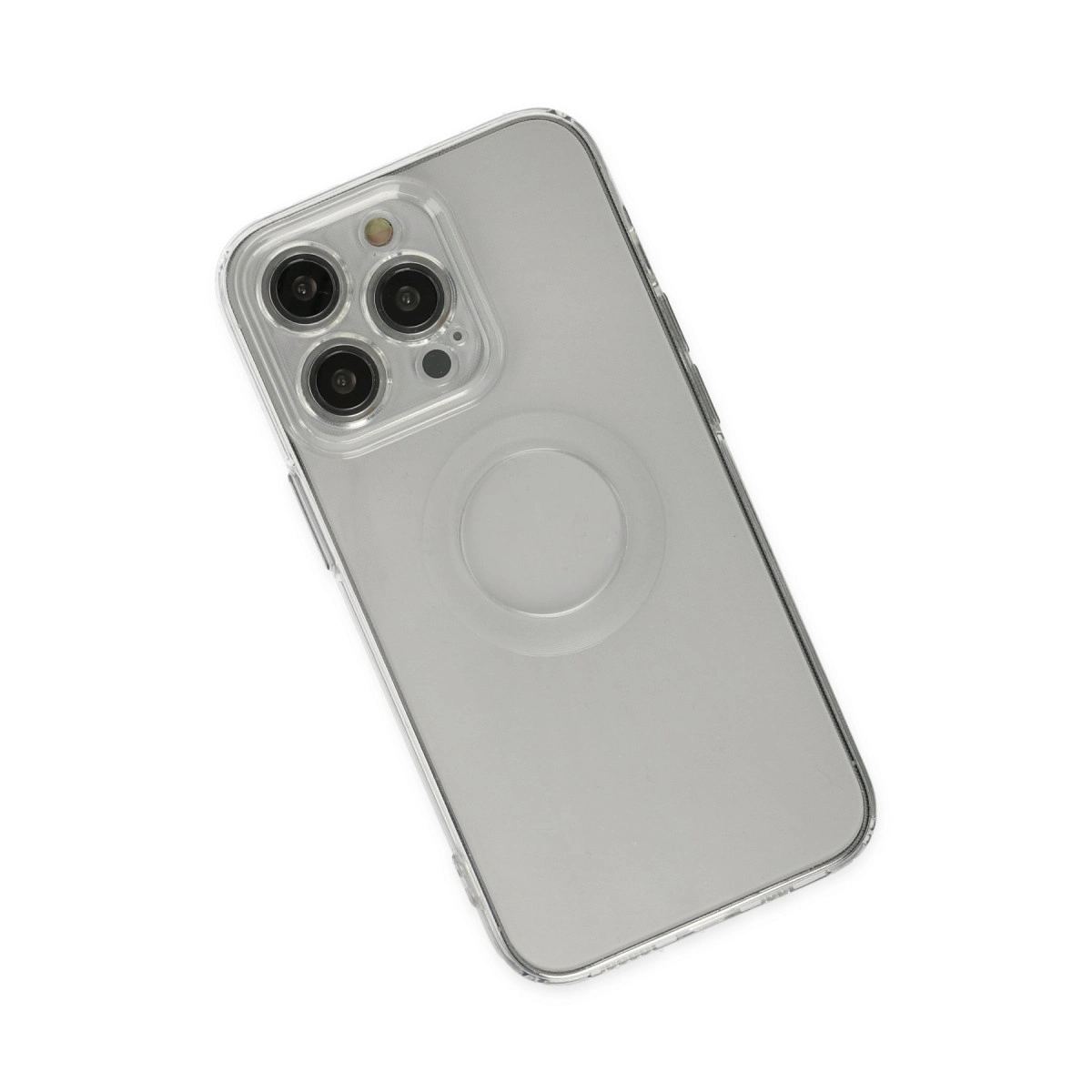 Apple İphone 13 Pro Kılıf Santa Lens Silikon - Şeffaf