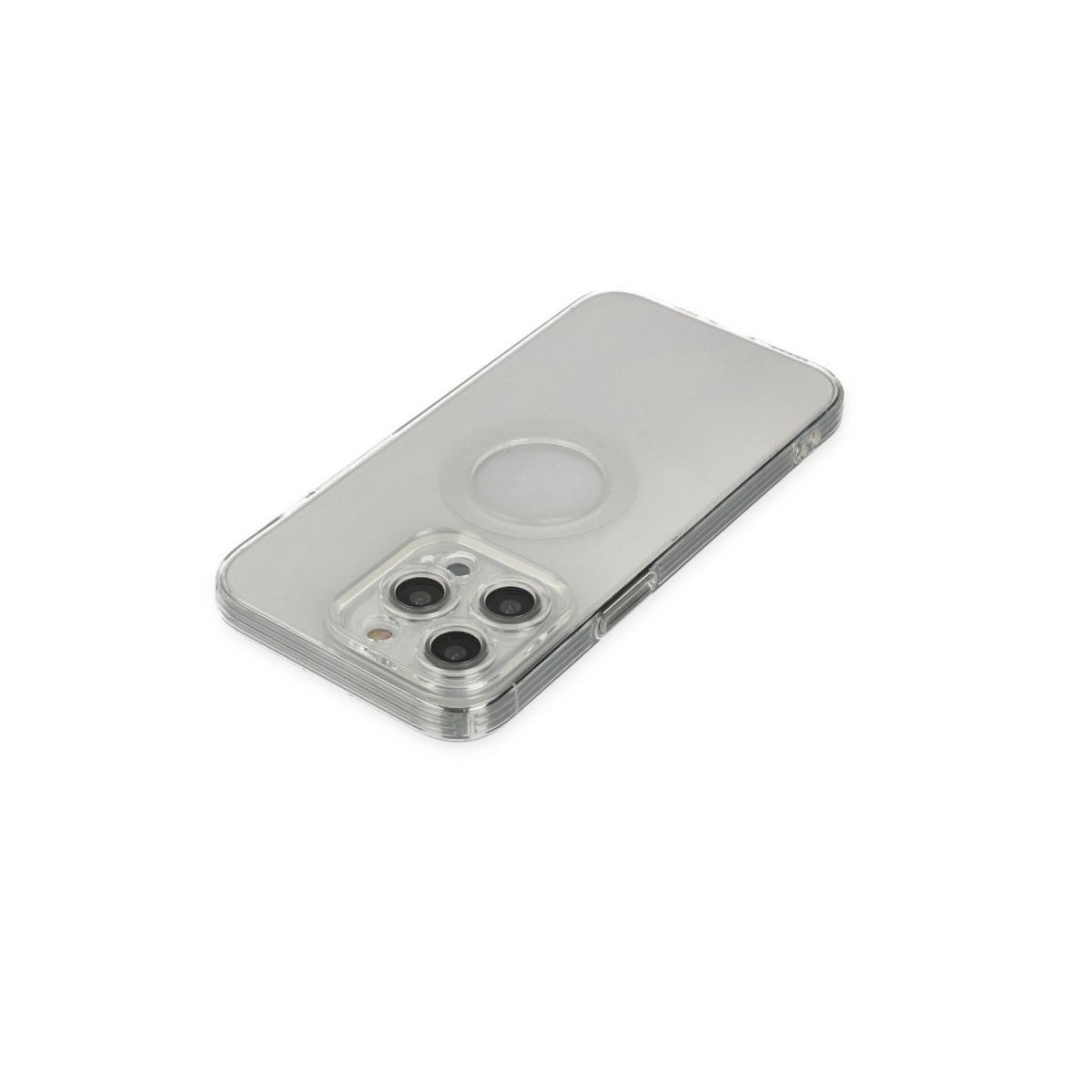 Apple İphone 13 Pro Kılıf Santa Lens Silikon - Şeffaf