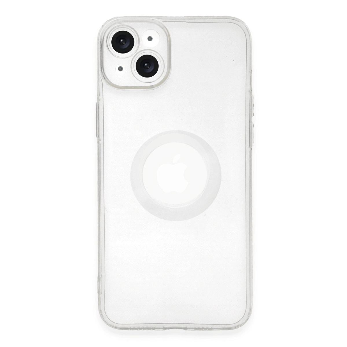 Apple İphone 14 Plus Kılıf Santa Lens Silikon - Şeffaf