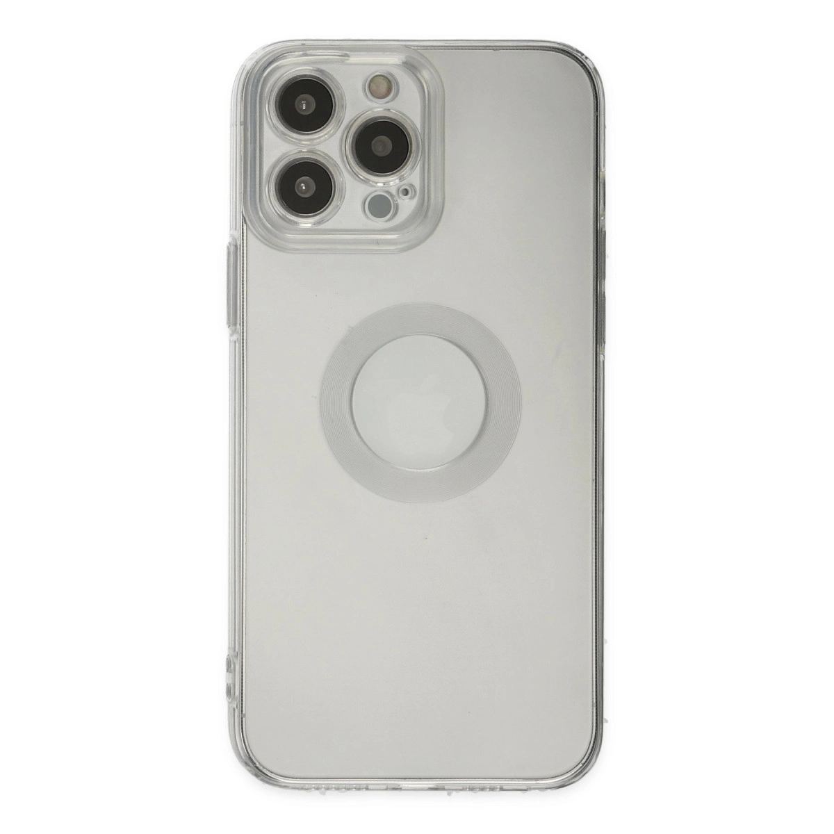 Apple İphone 14 Pro Max Kılıf Santa Lens Silikon - Şeffaf