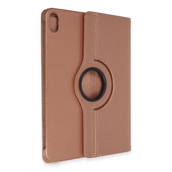 Apple İpad 2022 10.9 (10.nesil) Kılıf 360 Tablet Deri Kılıf - Rose Gold