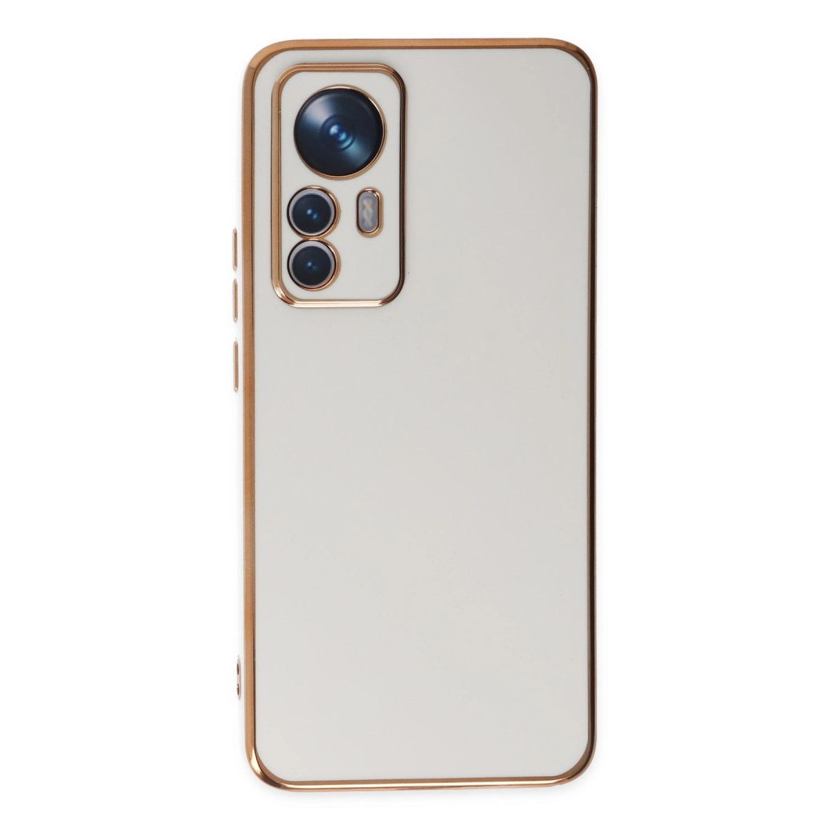 Xiaomi Mi 12t Pro Kılıf Volet Silikon - Beyaz