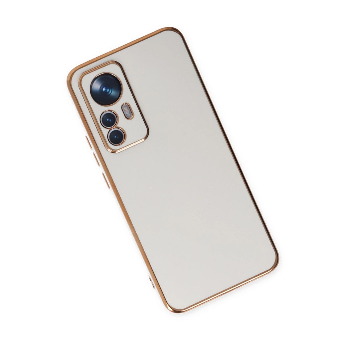 Xiaomi Mi 12t Pro Kılıf Volet Silikon - Beyaz